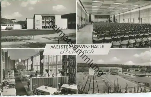 Baden-Baden - Steinbach - Meister-Erwin-Halle - Gaststuben - Foto-Ansichtskarte