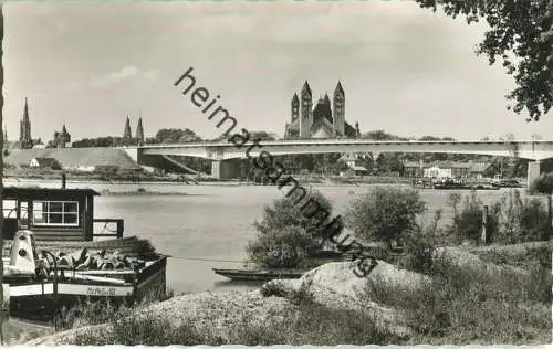 Speyer - Neue Rheinbrücke - Foto-Ansichtskarte