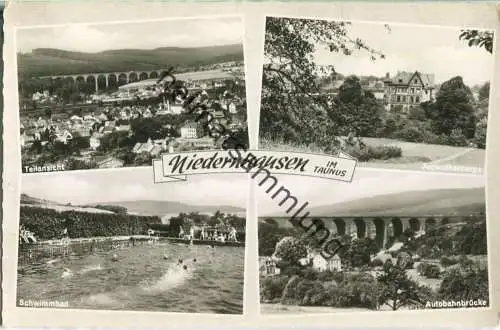 Niedernhausen - Schwimmbad - Foto-Ansichtskarte