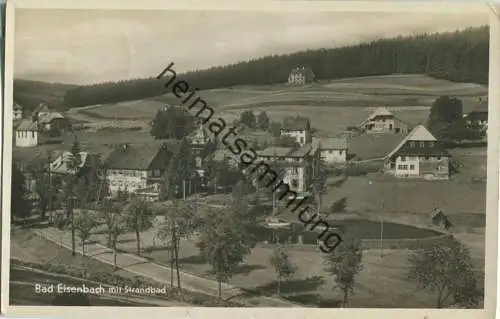 Neustadt - Bad Eisenbach mit Strandbad - Foto-Ansichtskarte