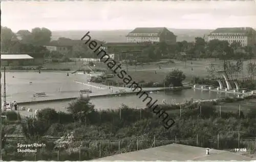 Speyer - Stadtbad - Foto-Ansichtskarte