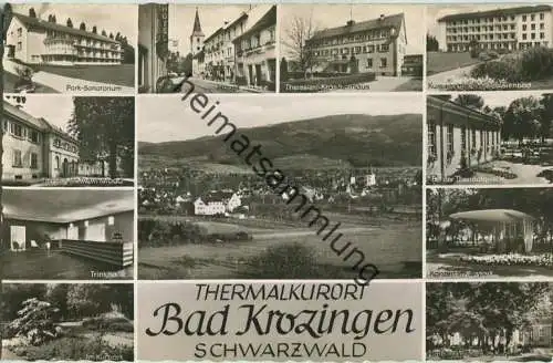 Bad Krozingen - Park Sanatorium - Foto-Ansichtskarte
