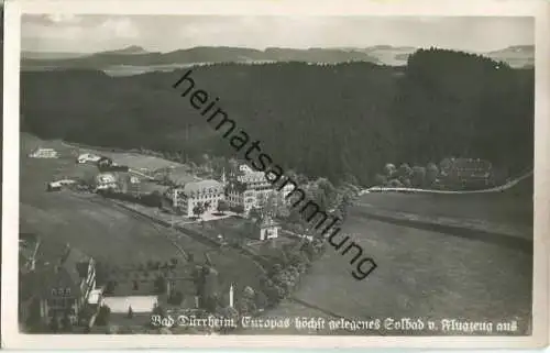 Bad Dürrheim - Solbad - Flugaufnahme - Foto-Ansichtskarte