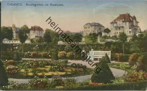 Chemnitz - Rosengarten im Stadtpark