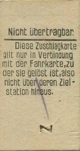Deutschland - Schnellzugzuschlag - Magdeburg Zone III - Fahrkarte 1944