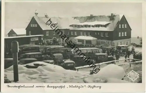 Sachsenberg-Georgenthal - Berggasthof Waldgut - Bus - Foto-Ansichtskarte