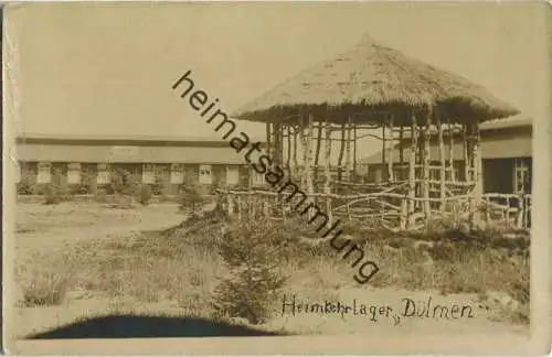 Dülmen - Heimkehrlager - Foto-Ansichtskarte