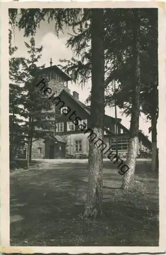 Chomutov - Komotau - Waldkaffee Hutberg Inh. Karl Langer - Foto-Ansichtskarte