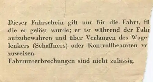 Österreich - Postautoverkehr - Kufstein-Hechtsee oder umgekehrt - Fahrschein 3 S-g