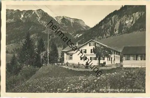Oberstdorf - Gasthaus Kühberg - Foto-Ansichtskarte 30er Jahre