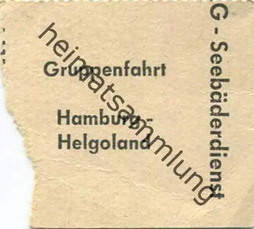 Deutschland - Seebäderdienst - Gruppenfahrt Hamburg Helgoland