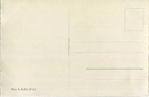 Schynige Platte - Daube - Foto-Ansichtskarte ca. 1930 - Verlag A. Ryffel Zürich