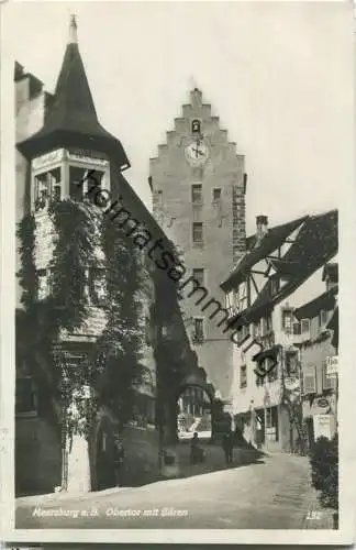 Meersburg - Obertor - Gasthof zum Bären - Foto-Ansichtskarte - Verlag Emil Rösch Meersburg Nr. 132