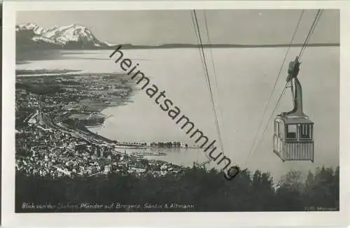 Bregenz - Pfänderbahn - Foto-Ansichtskarte - Verlag Schöllhorn Innsbruck