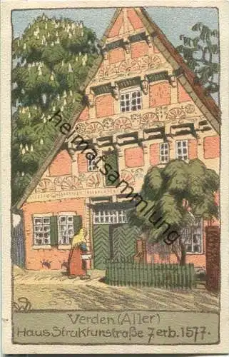 Verden (Aller) - Haus Strukturstrasse 7 - signiert