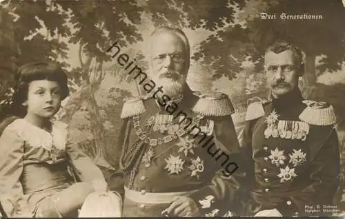 Bayern - Ludwig von Bayern - Prinz Rupprecht von Bayern und Prinz Luitpold