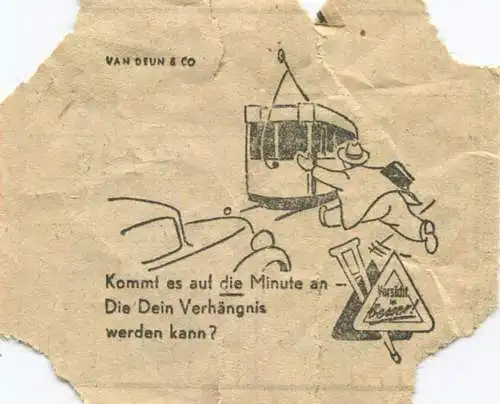 Deutschland - Berlin - BVG - Sammelkarte für 5 Fahrten 1948 - Gültig auf Strassenbahn Omnibus oder U-Bahn