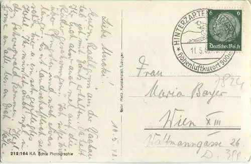 Hinterzarten - Foto-Ansichtskarte