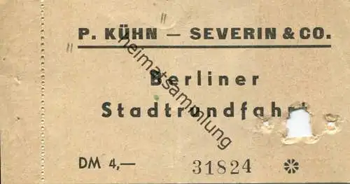 Deutschland - Berlin - P. Kühn-Severin & Co. - Berliner Stadtrundfahrt 1957