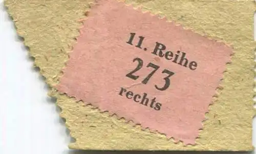 Deutschland - Kammerlichtspiele Recklinghausen - Eintrittskarte