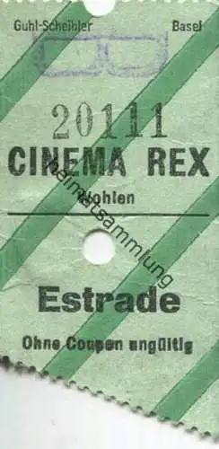 Schweiz - Wohlen - Cinema Rex - Kinokarte
