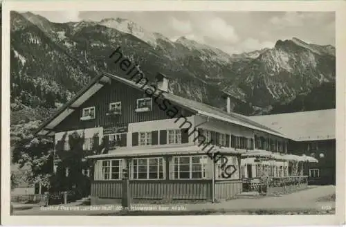 Hinterstein - Gasthof Grüner Hut - Foto-Ansichtskarte