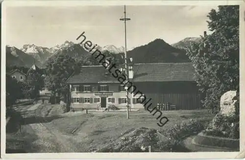 Fischen - Gasthof Alpenrose - Foto-Ansichtskarte