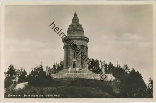 Eisenach - Burschenschafts-Denkmal - Foto-Ansichtskarte