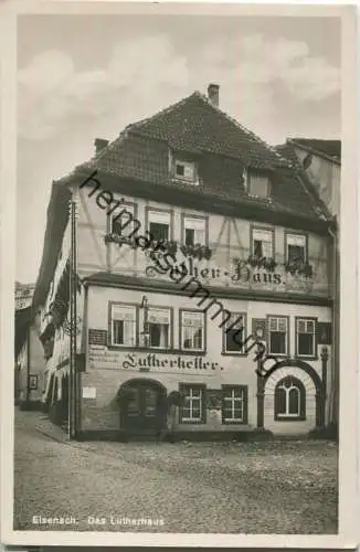 Eisenach - Lutherhaus - Foto-Ansichtskarte