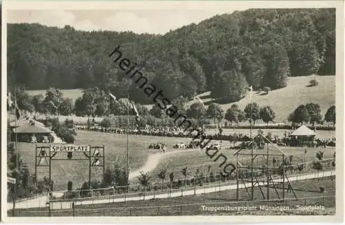 Münsingen - Sportplatz - Foto-Ansichtskarte