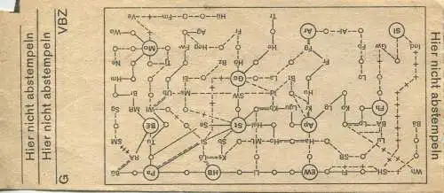 Schweiz - Verkehrsbetriebe der Stadt Zürich VBZ - Fahrschein