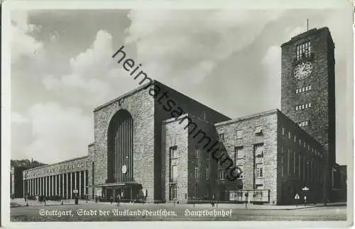 Stuttgart - Hauptbahnhof - Foto-Ansichtskarte