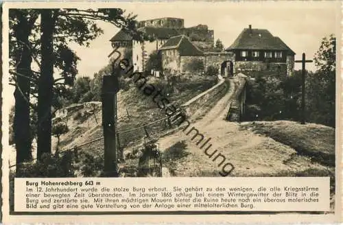 Hohenrechberg - Burg - Foto-Ansichtskarte