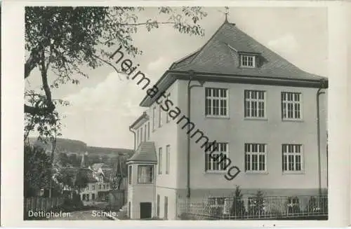 Dettighofen - Schule - Foto-Ansichtskarte