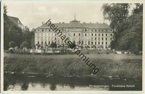 Donaueschingen - Schloss - Foto-Ansichtskarte