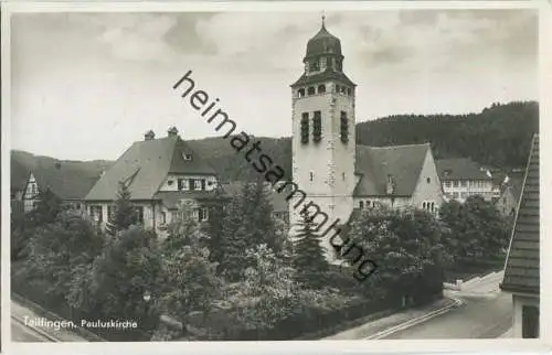 Tailfingen - Pauluskirche - Foto-Ansichtskarte