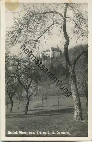 Donautal - Schloss Werenwag - Foto-Ansichtskarte