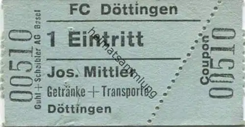 Schweiz - FC Döttingen - 1 Eintritt