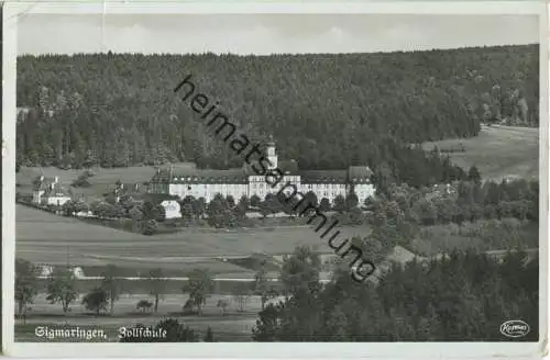 Sigmaringen - Zollschule - Foto-Ansichtskarte