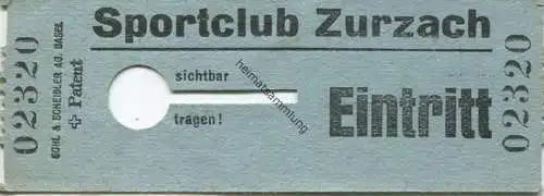 Schweiz - Sportclub Zurzach - Eintritt