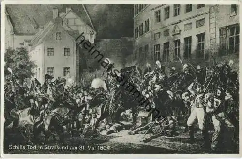 Stralsund - Schills Tod 1809