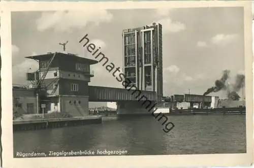 Stralsund - Ziegelgrabenbrücke - Foto-Ansichtskarte