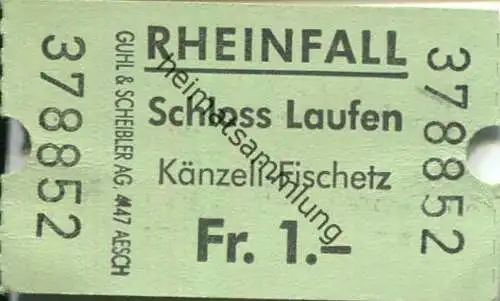 Schweiz - Rheinfall - Schloss Laufen - Känzeli-Fischetz