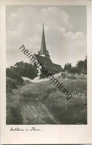 Schleiz - Bergkirche - Foto-Ansichtskarte