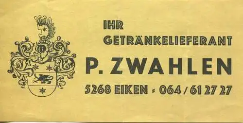 Schweiz - Burgfäscht Laufenburg 1975 - Eintrittskarte