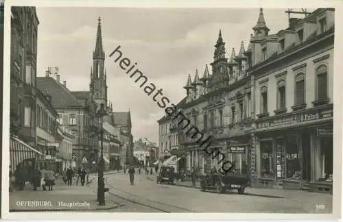 Offenburg - Hauptstraße - Foto-Ansichtskarte