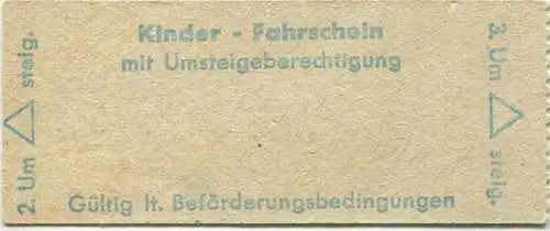 Deutschland - Stadtwerke Braunschweig - Kinder - Fahrschein 30Pf.