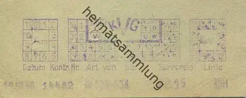 Deutschland - Kassel - KVG - Fahrschein