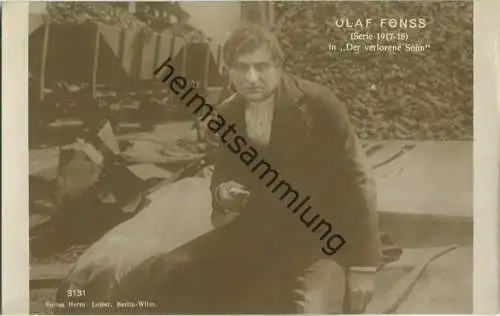 Olaf Fönss in 'der verlorene Sohn' - Verlag Herm. Leiser Berlin 3131