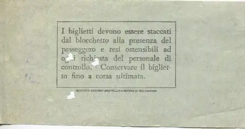 Italien - A.C.N.I.L. - Venezia - S. Marco - Murano M. - Fahrschein Biglietto L. 130